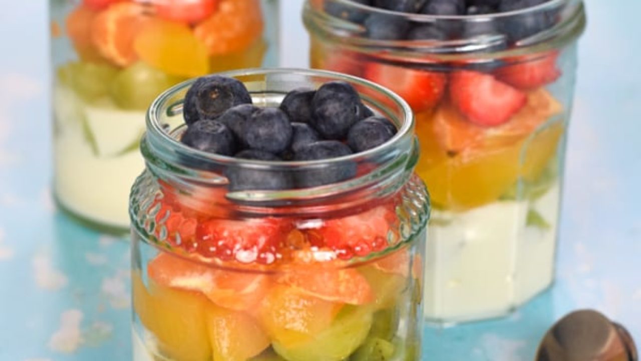 Rainbow Fruit Salad Jars Recipe Health Fitness